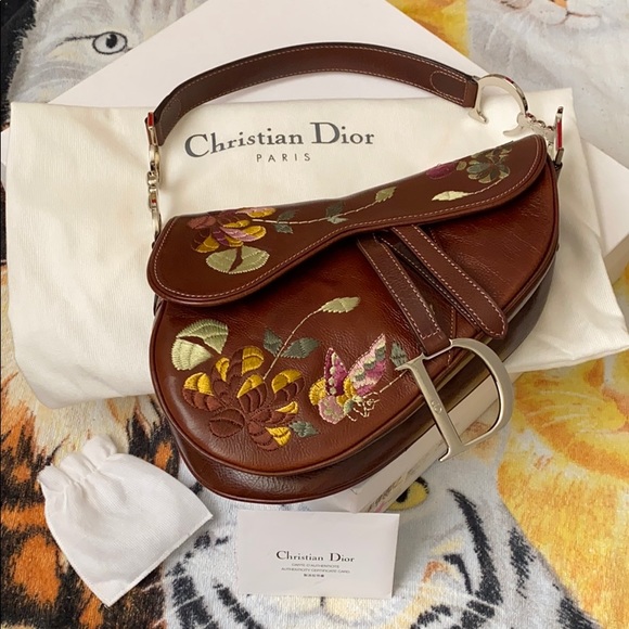 Dior Handbags - Authentic Christian Dior Saddle Bag